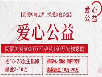 云安捐卵助孕生子 爱心志愿者招募